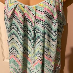 Colorful halter top